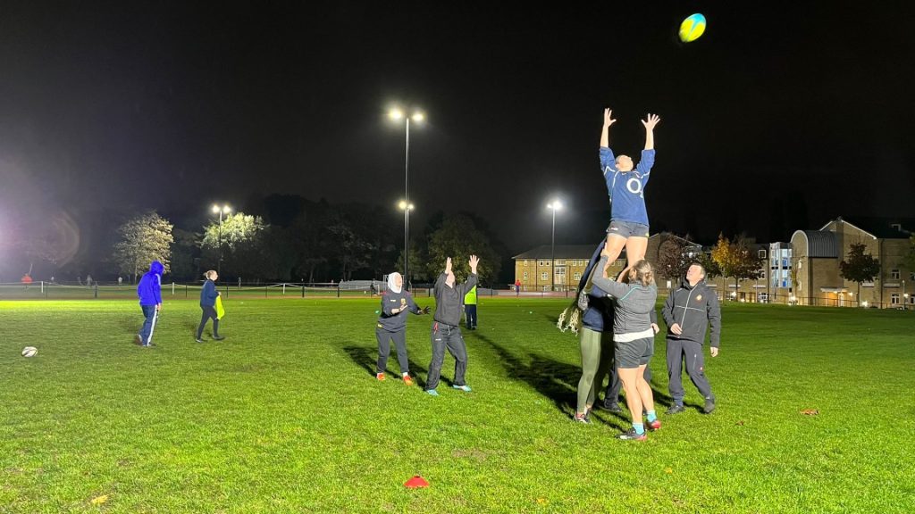 Thamesians Womens rugby team training at St Mary's University