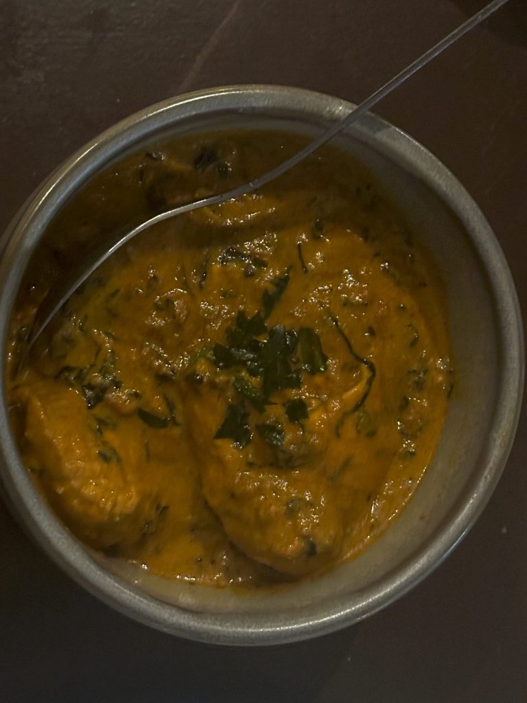 Methi Murgh, fenugreek chicken curry 
