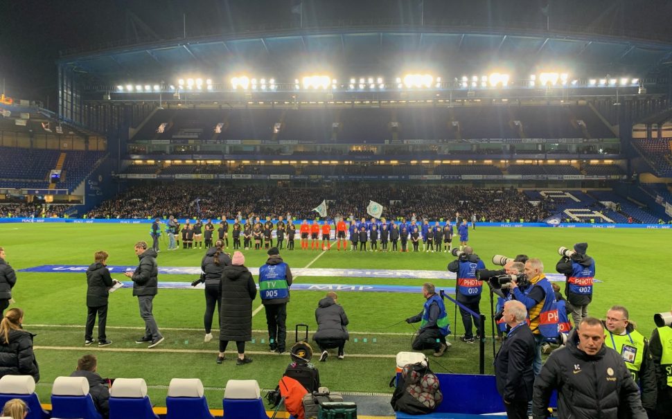 The inside of Stamford Bridge