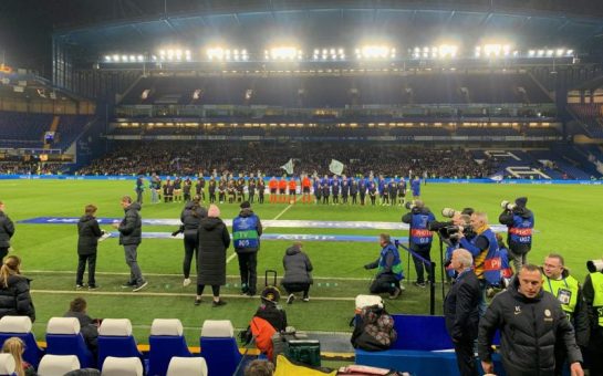 The inside of Stamford Bridge