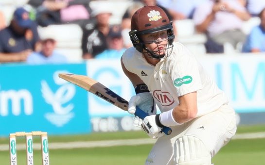 Ollie Pope playing for Surrey