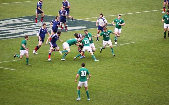 A Six Nations match between France and Ireland from 2014