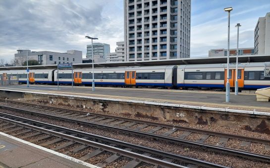 Exterior of London Overground train