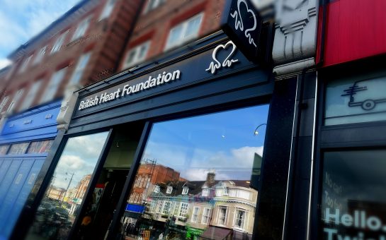The outside of British Heart Foundation Twickenham shop