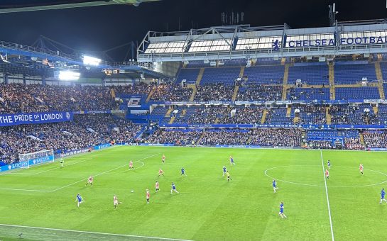 Chelsea vs Arsenal WSL match at Stamford Bridge