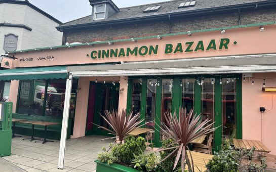 The outside of cinnamon bazaar