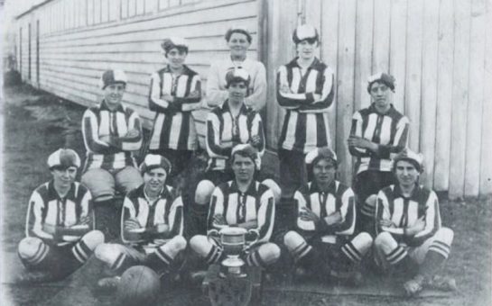 Blyth Spartans Ladies football team in 1918