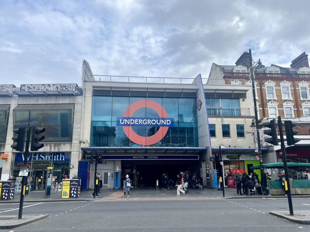 Picture of Brixton station, close to the reopened Brixton O2 Academy