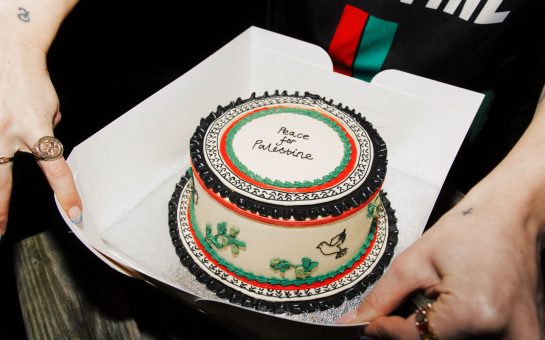 'Peace for Palestine' cake by Mou Moo