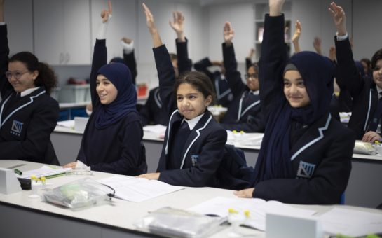 Pupils in a classroom