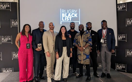 Organisers of the Rugby Black List award posing together