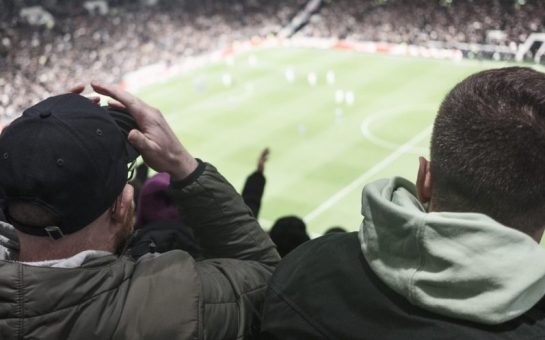 Spurs fans at a match