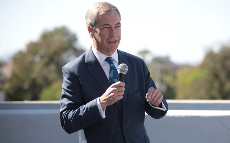 Nigel Farage speaking