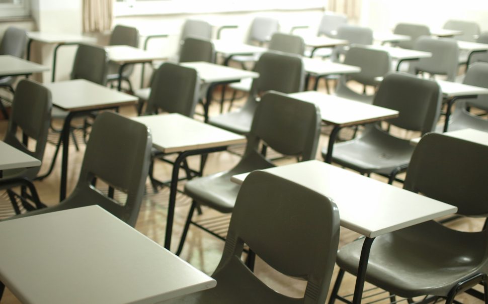 Empty classroom