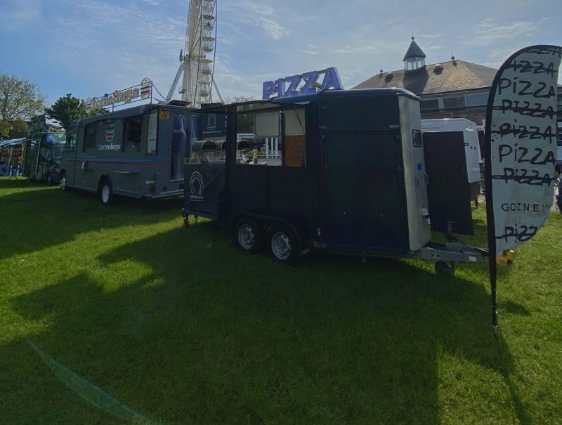 An outdoor food truck