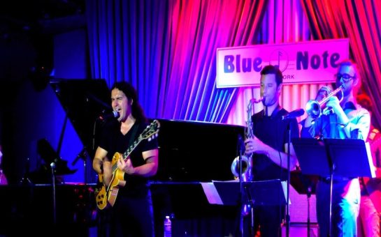 Vladimir Cetkar performing at the Blue Note Jazz Club in New York