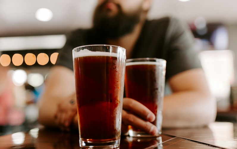 Stock image of beer