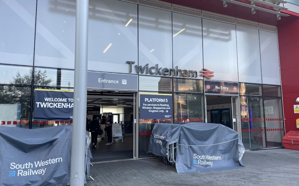 The outside of Twickenham Station