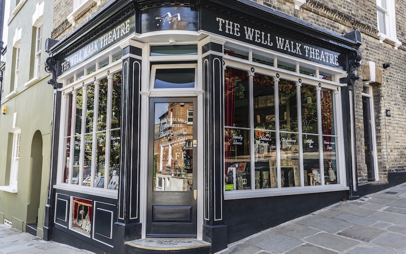 The Well Walk Theatre is located in Hampstead (Credit : Ellie Kurttz)
