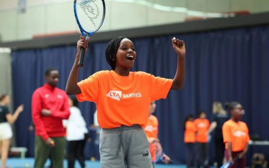 Image of somebody playing tennis