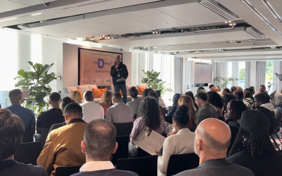 A picture from the crowd at the D Word 5 conference.