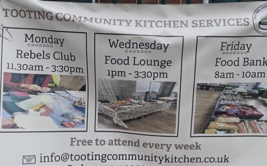 Tooting Community Kitchen sign