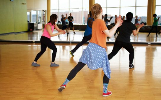 Photo of dance class.