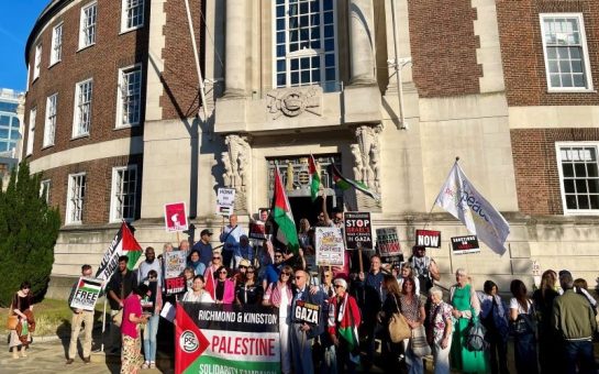 Kingston Council Palestine Protest
