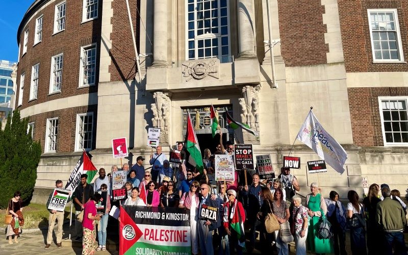 Kingston Council Palestine Protest