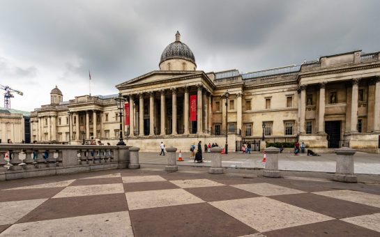 Exterior shot of The National Gallery in London (Credit: Free to use from Unsplash)