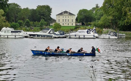 Competitors at the 2025 Great River Race