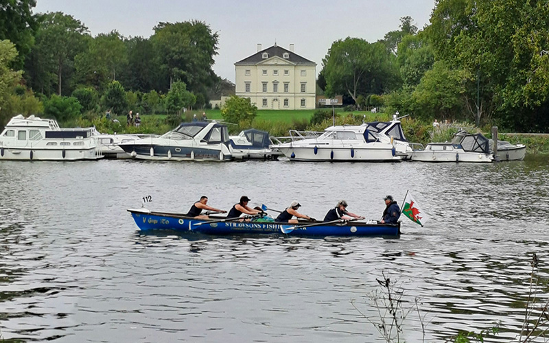 Competitors at the 2025 Great River Race
