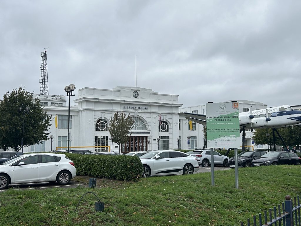 The front of the old Croydon airport