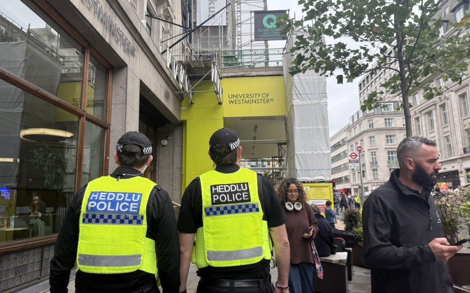 Police in central London