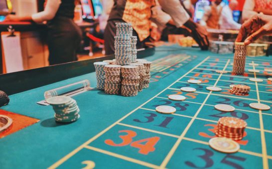 Casino chips on a roulette table (Credit: Free to use from Unsplash)