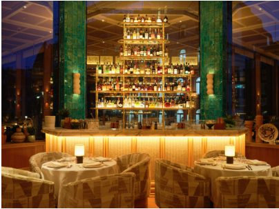 The interior of Riviera