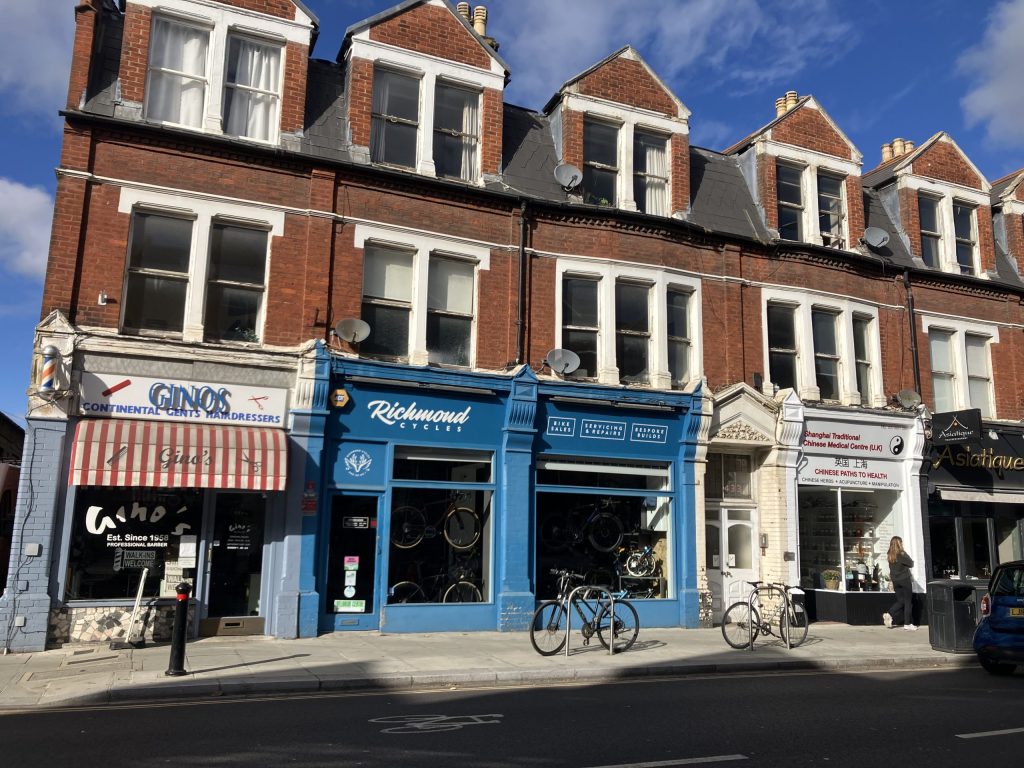 Richmond Cycles store front. (Credit: Dan Dury)