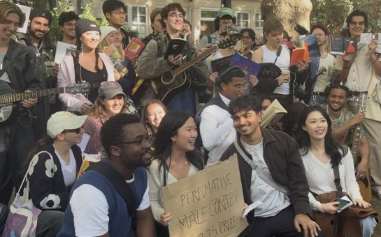 Performative man competition 2025, hosts and participants pictured