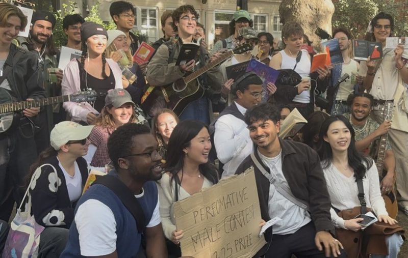 Performative man competition 2025, hosts and participants pictured
