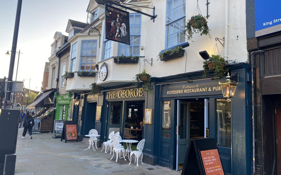 The George pub on Twickenham high street