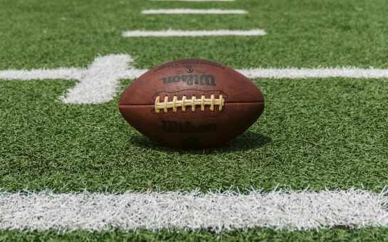 Football on grass
