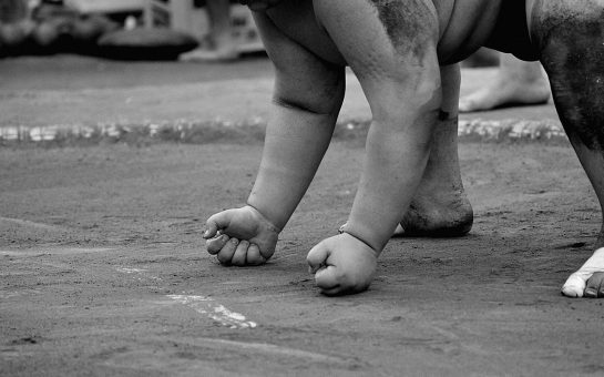 Fists on floor