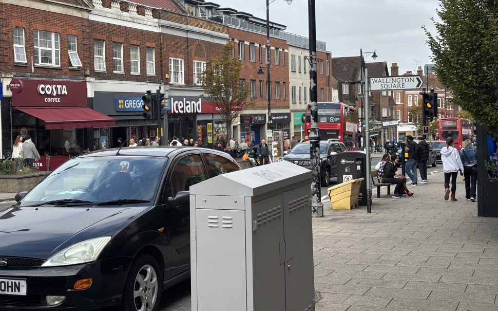 a row of store facades on a high street