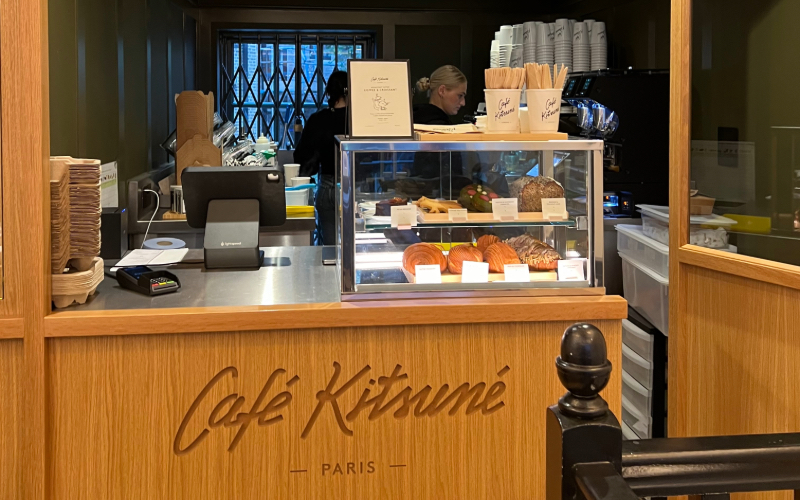 Front of Café Kitsuné
