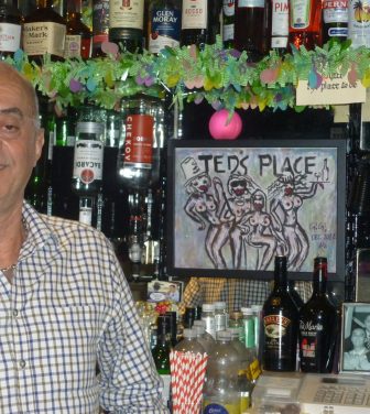 Man posing and looking at the camera