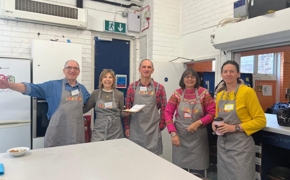 Volunteers at Richmond food charity cooking up