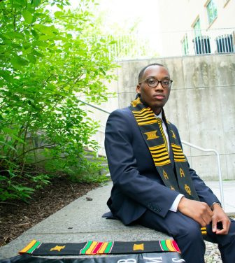 A black graduate