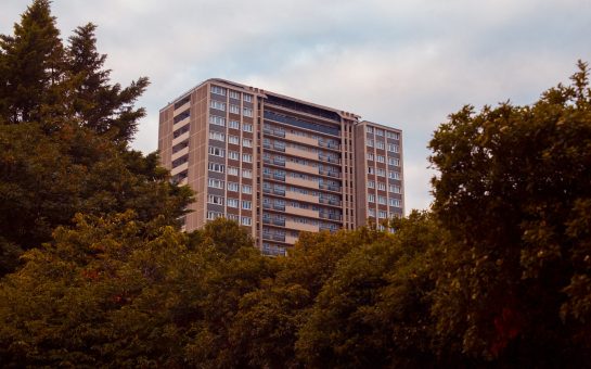 A block of flats in London