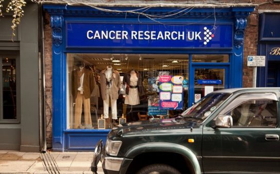 Cancer Research charity shop exterior