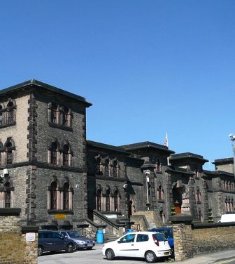 Outside view of Wandsworth Prison
